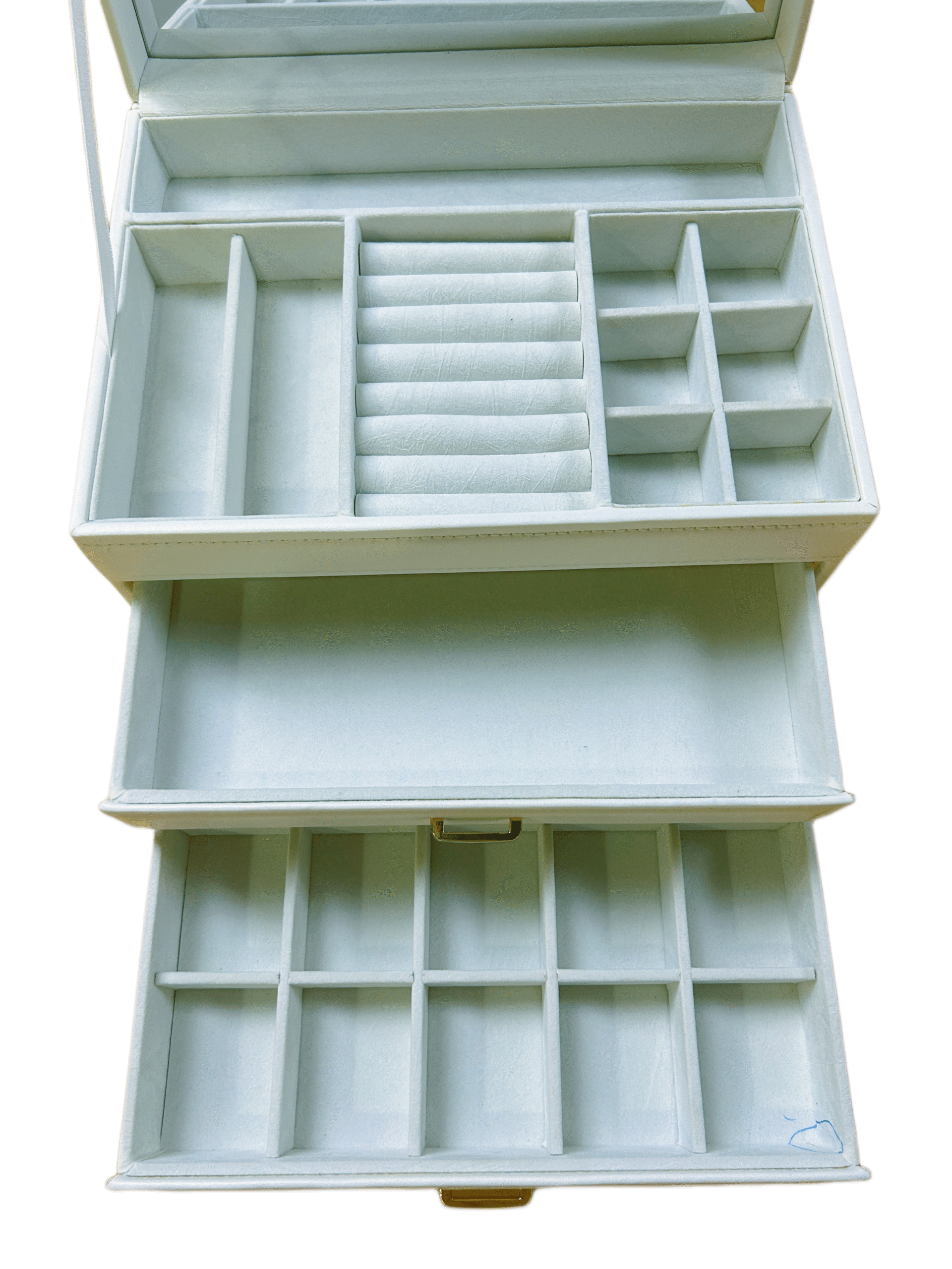 Jewelry Box with 2 Drawers for Storage.