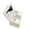 Three-Layer Jewelry Storage Box with a Mirror