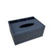 Tissue box with storage