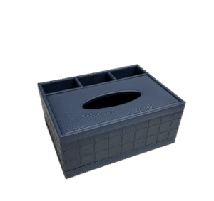 Tissue box with storage