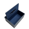 Tissue box with storage
