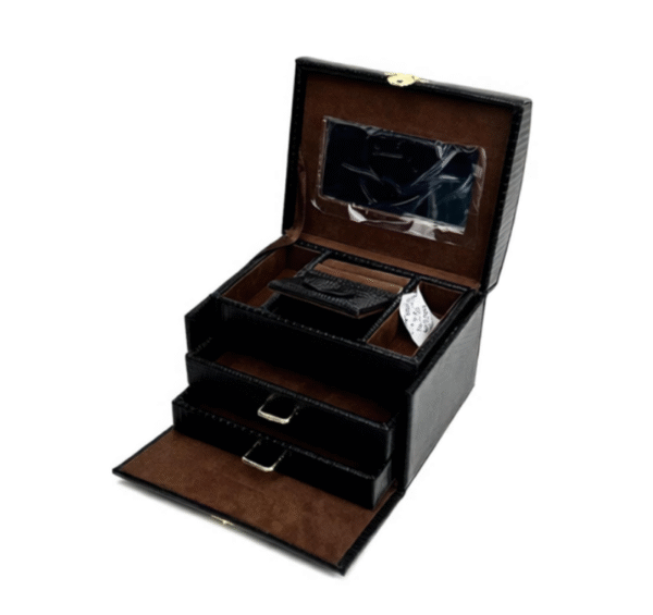 Drawer Black Jewelry Box